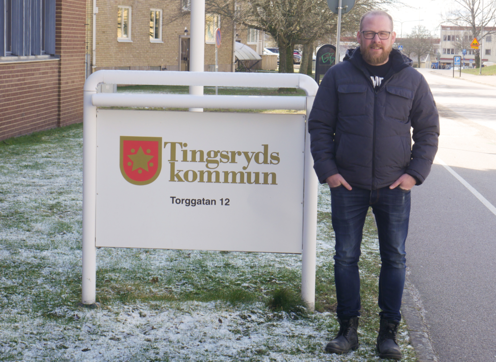 Christian Ottosson, IT-samordnare på Tingsryds Kommun